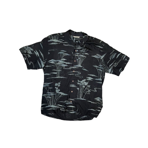 Tommy Bahama Retro Lounge Silk Camp‎ Hawaiian Short Sleeve Shirt, Size Large - Picture 1 of 7